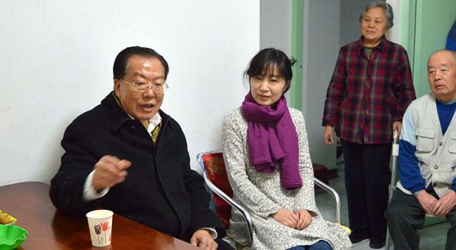 集团领导春节前慰问在京离退休老同志并走访看望困难职工（图）