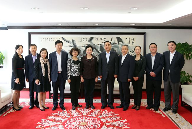 姜岩总经理会见宁夏自治区党委常委、统战部长马廷礼一行（图）