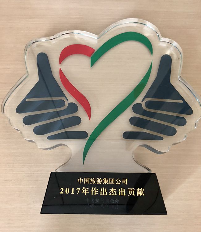 集团获中国扶贫基金会2017年杰出贡献奖（图）