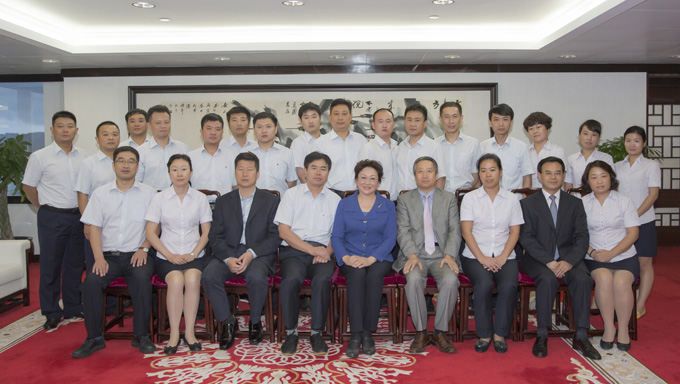 姜岩總經理接見金融板塊焦作商業銀行學習班（圖）