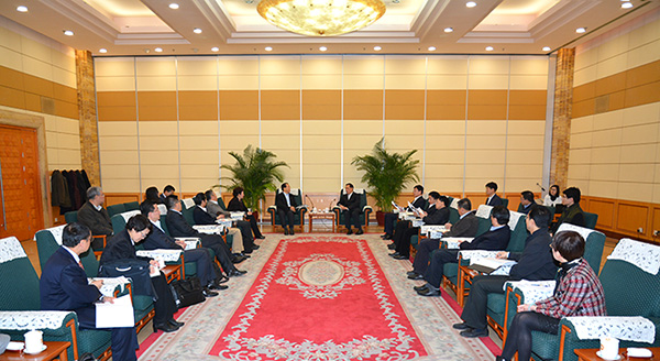 集團張學武董事長、姜岩總經理一行拜會國家旅遊局李金早局長（圖）