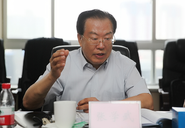張學武董事長到焦作商行調研指導工作（圖）