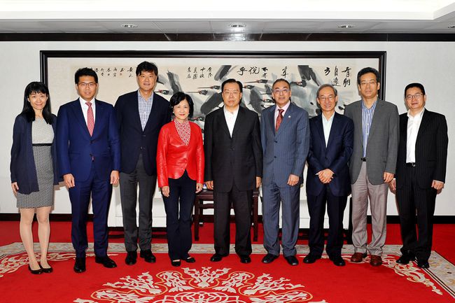 集團張學武董事長會見葉劉淑儀女士（圖）