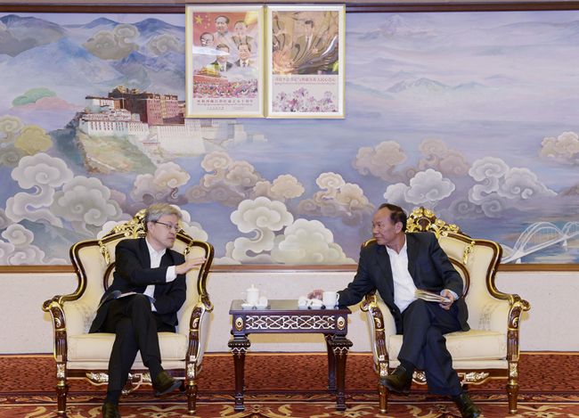 集團萬敏董事長參加“三區三州”旅遊大環線暨西藏旅遊推介會活動（圖）