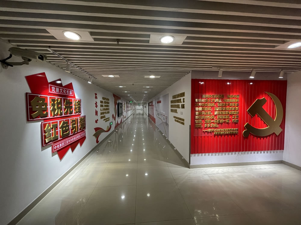 三亚店党委打造“免税先锋、红色引擎”党建文化长廊 开辟党建宣传新阵地
